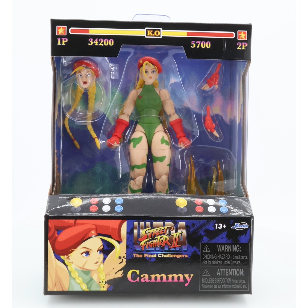Jada Toys Street Fighter II Cammy Action Figure New Ultra Final Challengers 1:12